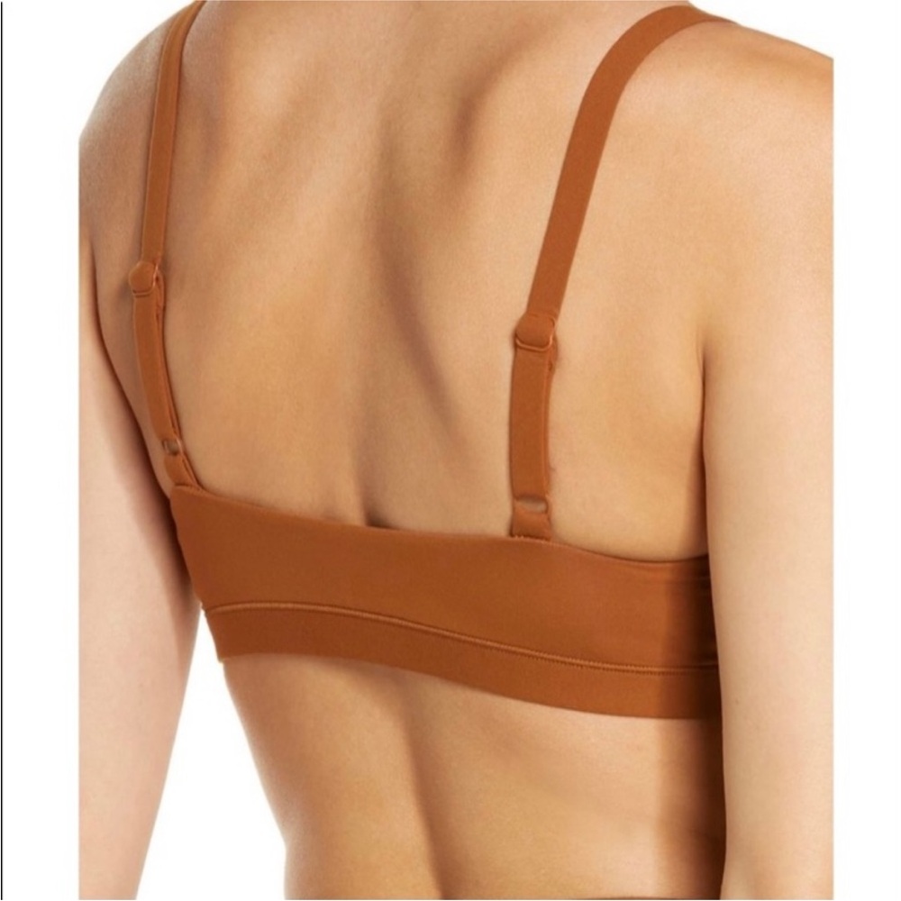 SKIMS New Fits Everybody Triangle Bralette Bronze - Picture 2 of 4